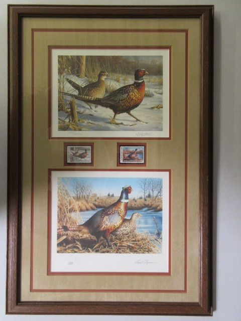 lot 316 image: 1991-1992 PHEASANT STAMPS AND PRINTS
