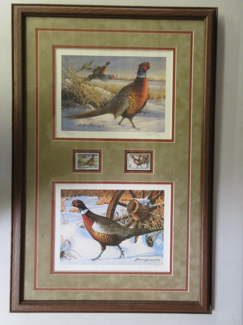 lot 317 image: 1995-1996 PHEASANT STAMPS AND PRINTS