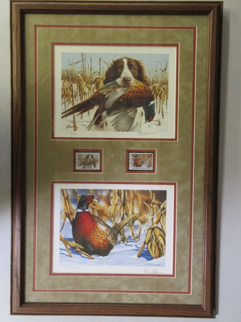 lot 318 image: 1997-1998 PHEASANT STAMPS AND PRINTS