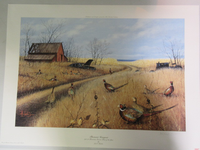 lot 330 image: PHEASANT HANGOUT BY LES KOUBA