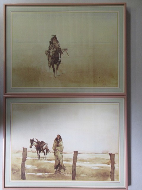 lot 336 image: WATERCOLOR AND INK PRINTS