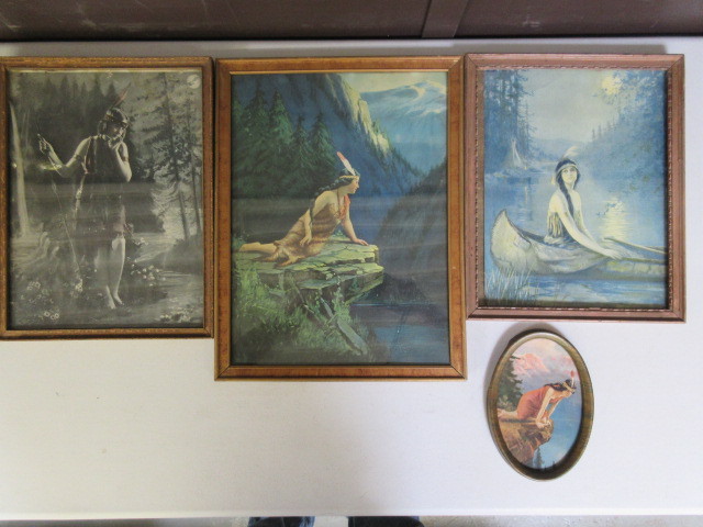 lot 339 image: VINTAGE NATIVE AMERICAN PRINTS