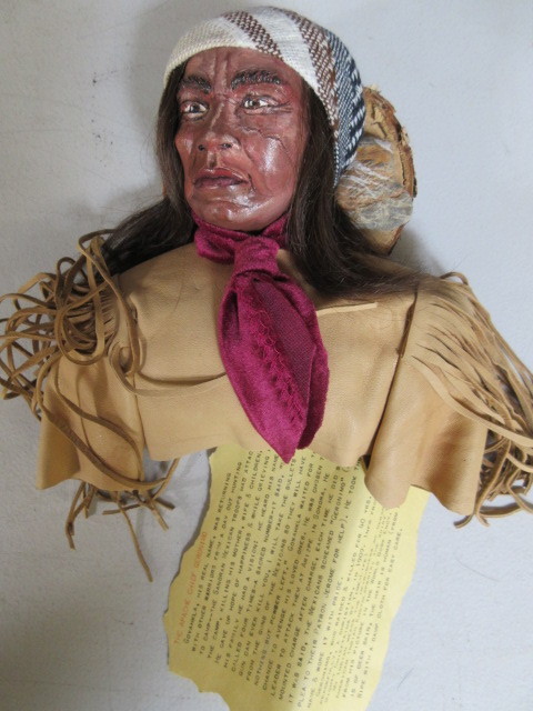 lot 382 image: APACHE CHIEF GERONIMO DEPICTION BY McELWAIN