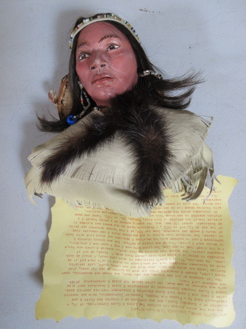 lot 383 image: SACAJAWEA DEPICTION BY McELWAIN