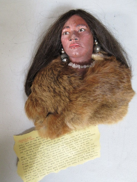 lot 388 image: IROQUOIS SQUAW DEPICTION BY CONNIE McELWAIN