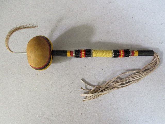 lot 396 image: PEYOTE RATTLE
