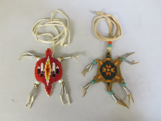 lot 422 image: BEADED NECKLACES