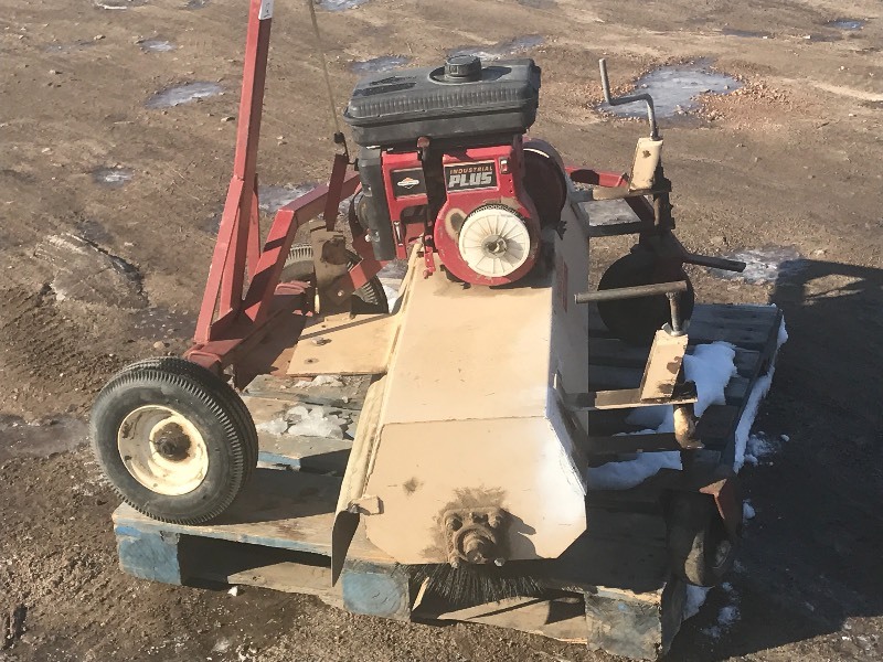 lot 12 image: Terra-Broom Pin-Hitch 42 Power Bro...