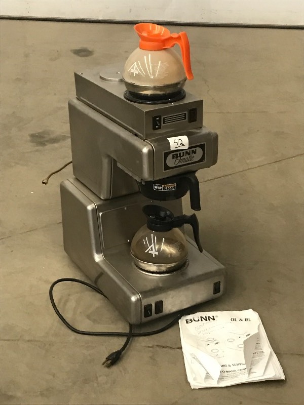 lot 42 image: BunnOmatic Commercial Coffee Maker,...