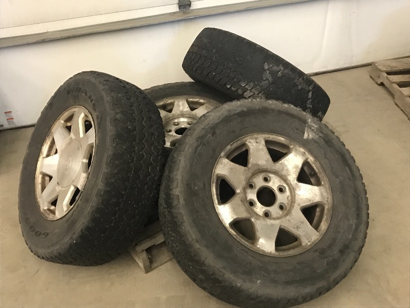lot 57 image: Lot Of (4) Goodyear Wrangler P2657...