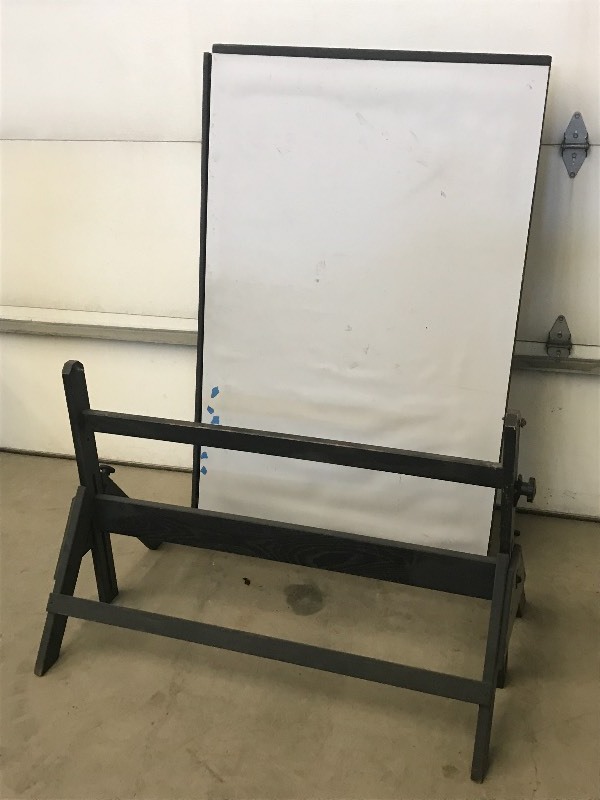 lot 60 image: Wooden Drafting Table, 60 Width ...