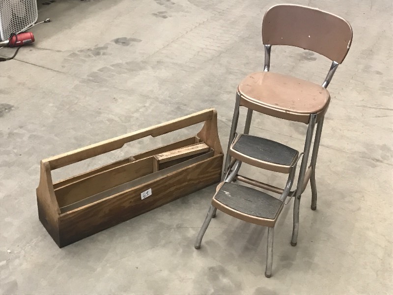 lot 69 image: (1) Combination Step StoolShop Sto...