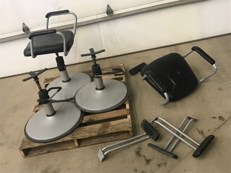 lot 76 image: Lot Of Swivel Salon Chair Parts ...