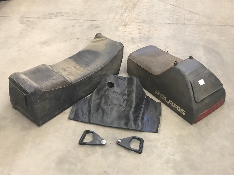 lot 77 image: (2) Polaris Snowmobile Seats, Used ...
