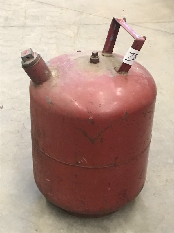 lot 78 image: 5-Gallon Steel Fuel Can ...