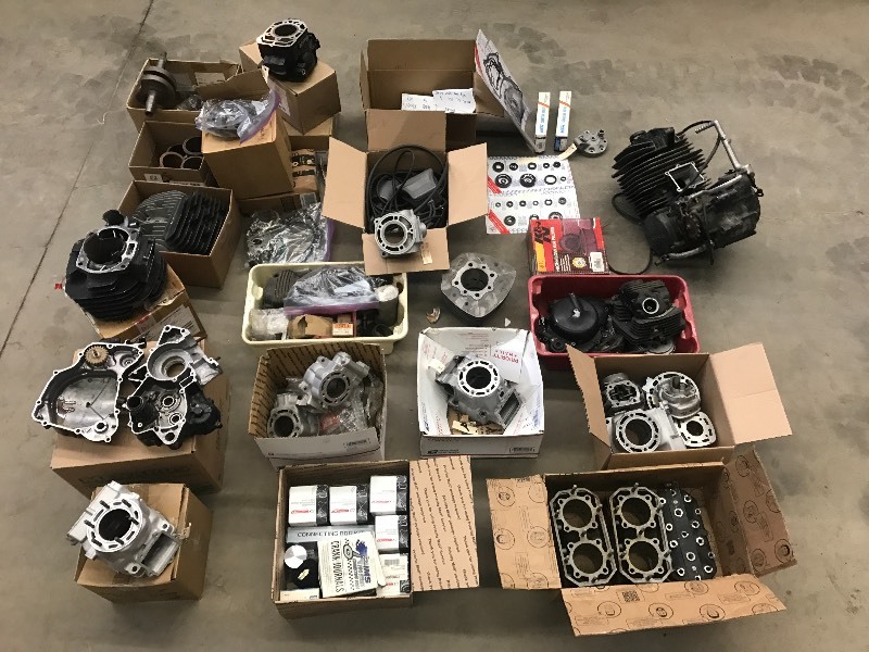 lot 82 image: Huge Lot Of Assorted Dirtbike Parts...