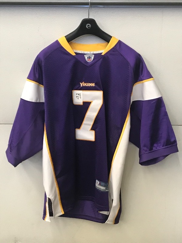 lot 92 image: MN Vikings Ponder Size-52 Jersey ...