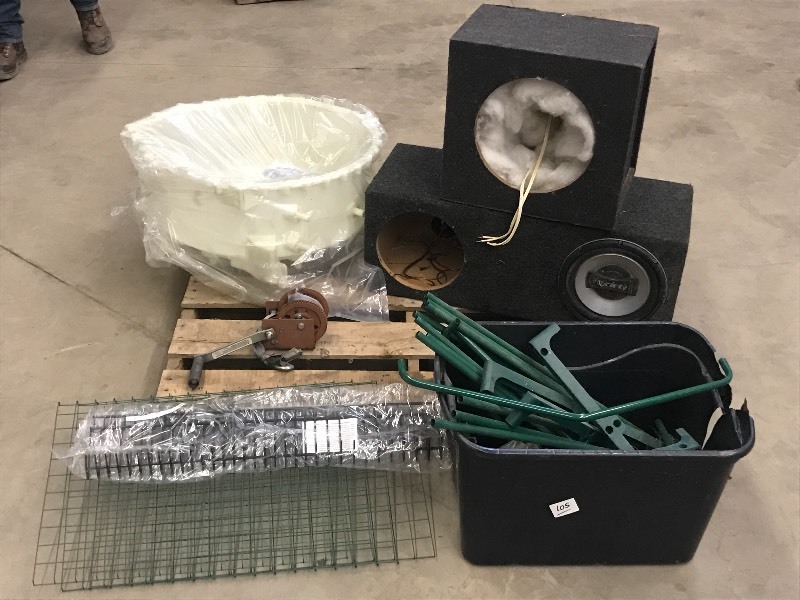 lot 105 image: Lot Of New Washing Machine Tub, Us...