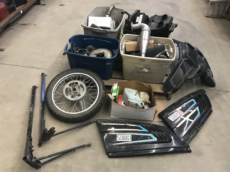 lot 107 image: Pallet Lot Of Assorted Snowmobile &...