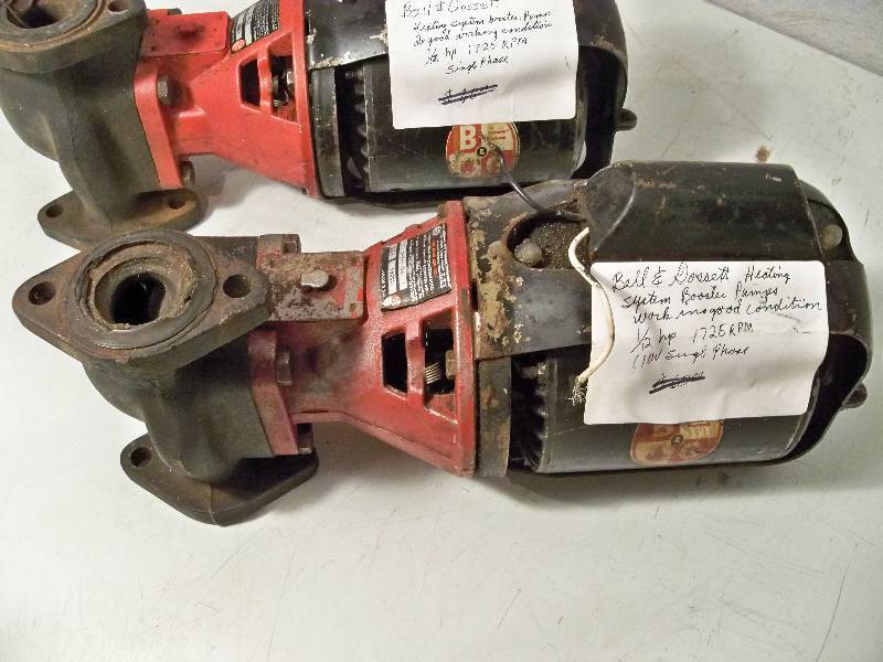 lot 57 image: Heat System Water Pumps