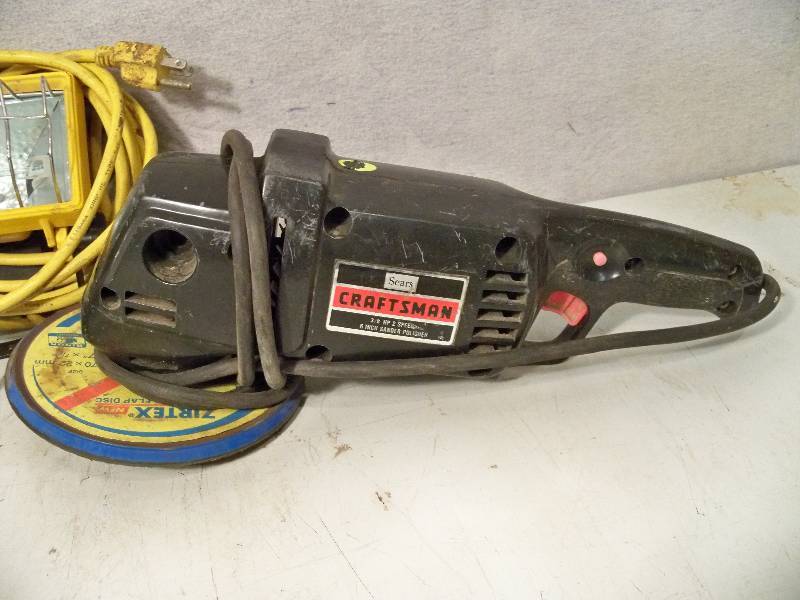 lot 66 image: Sander, Stapler & Light