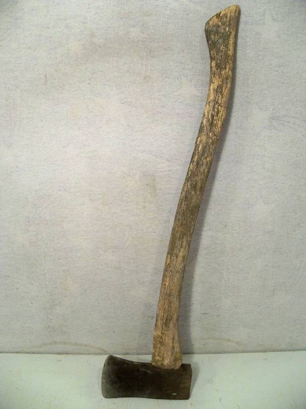 lot 115 image: Axe, Machete & Minnow Bucket