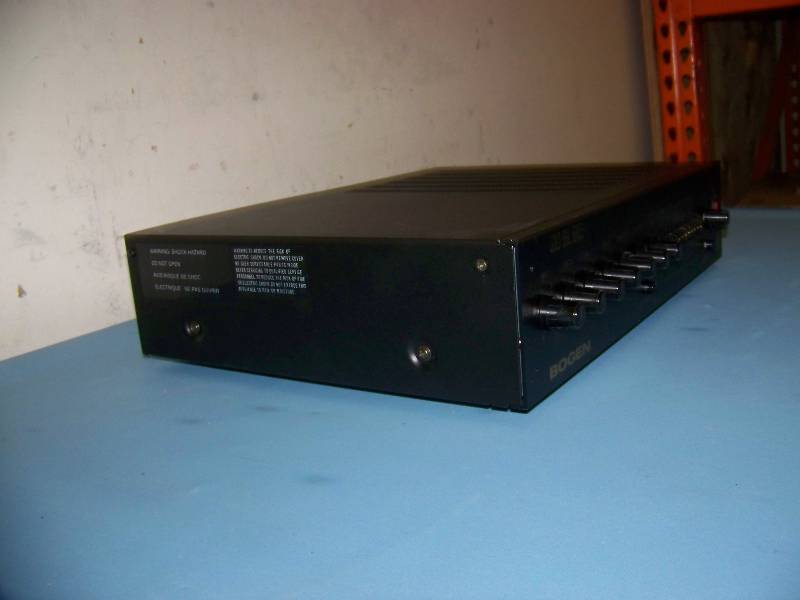 lot 86 image: Bogen, Gold Seal Series, 150W Amp  Amplifier with built-In Equalizer (EQ)