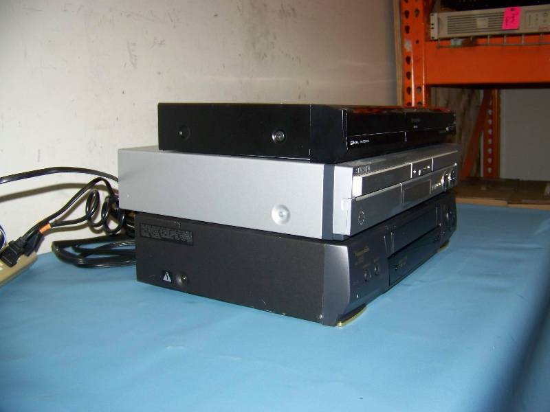 lot 107 image: (2) DVD Recorders and (1) VCR