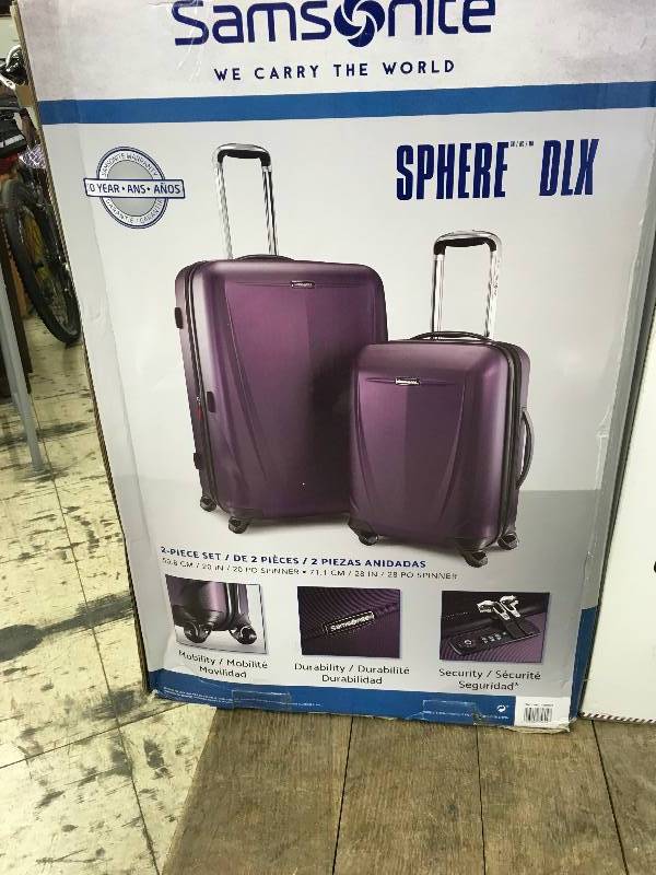 lot 157 image: SAMSONITE SPHERE 2PC, MSRP $159.99