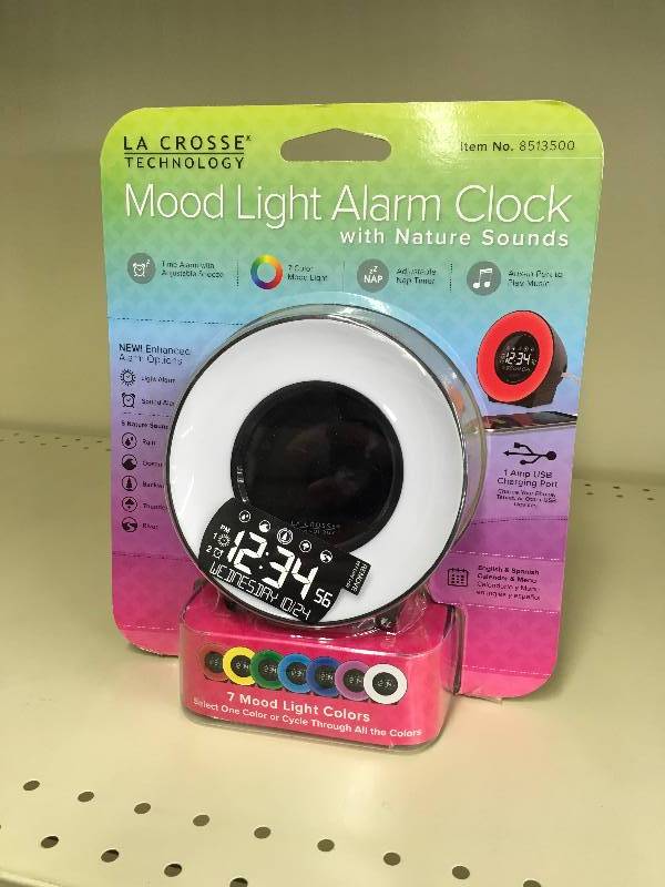 lot 160 image: LA CROSSE MOOD LIGHT, MSRP $24.99
