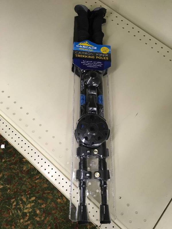 lot 168 image: CASCADE MOUNTAIN TREKKING POLES, MSRP $29.99