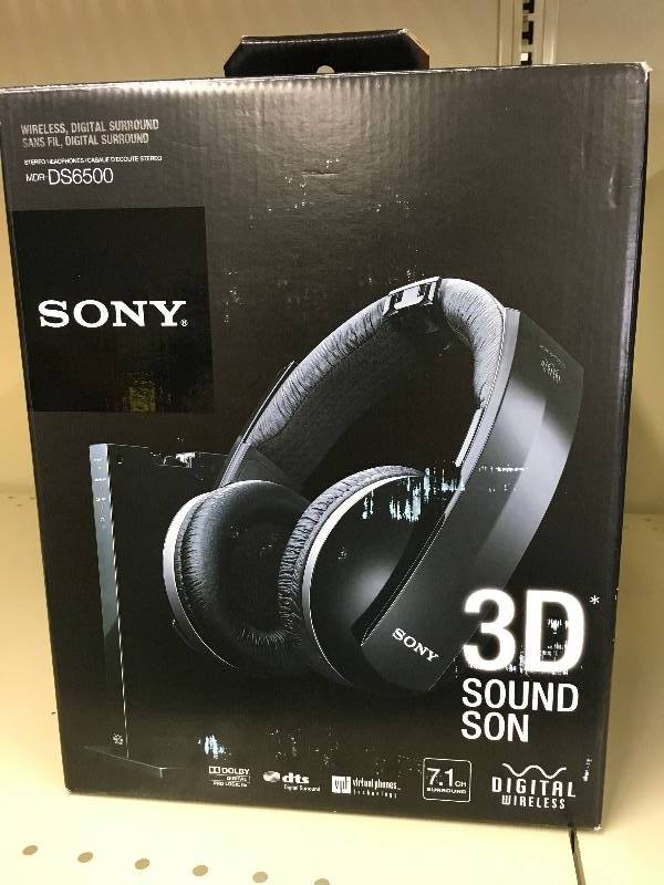 lot 181 image: SONY MDRDS6500 WIRELESS HEADPHONES, MSRP $149.99