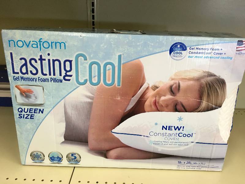 lot 188 image: NOVAFORM LASTING COOL GEL PILLOW, MSRP $29.99