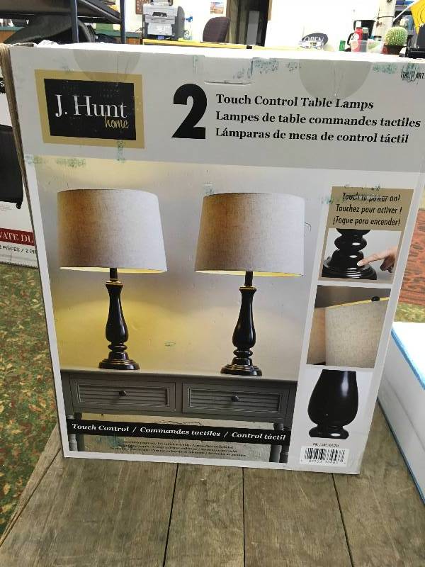 lot 190 image: 2PK TOUCH CONTROL LAMPS, MSRP $69.99