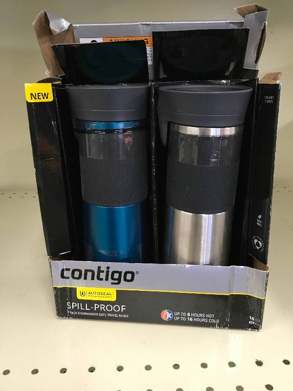 lot 192 image: CONTIGO MUGS, MSRP $18.99