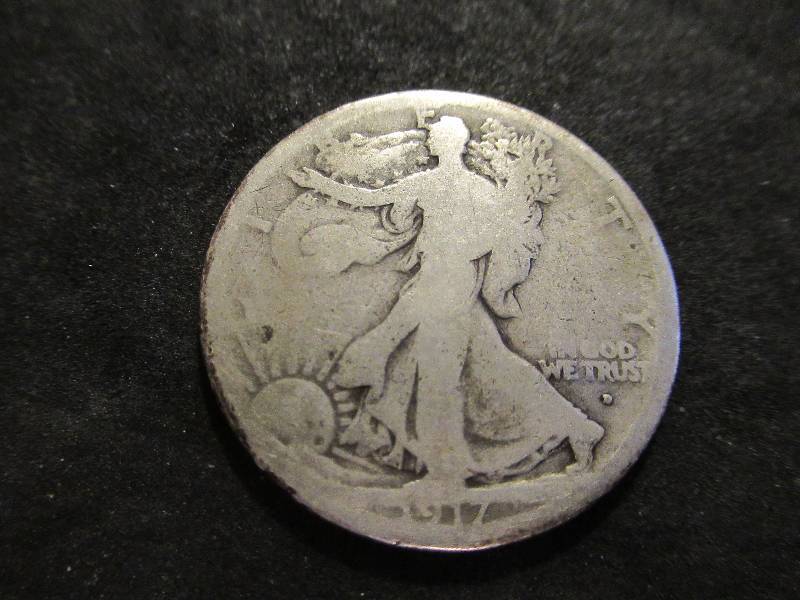 1917 D Walker Half Obverse Mint