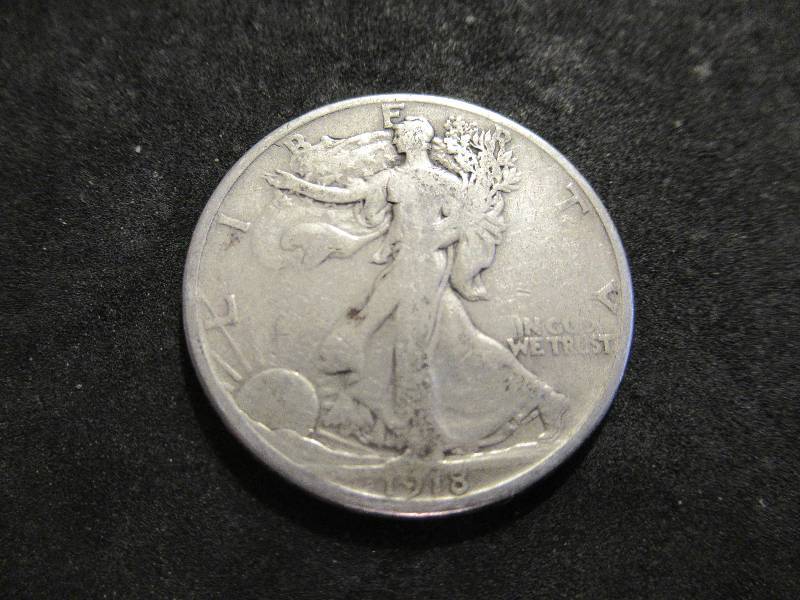 1918 S  Walker Half Dollar