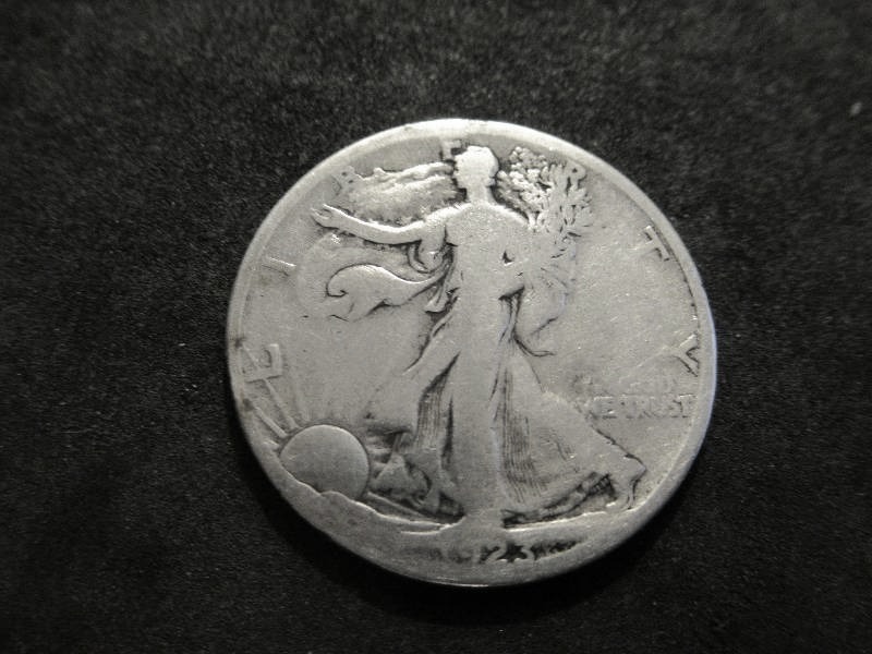 1923 S Walker Half Dollar