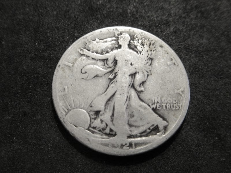 1921 S Walker Half Dollar