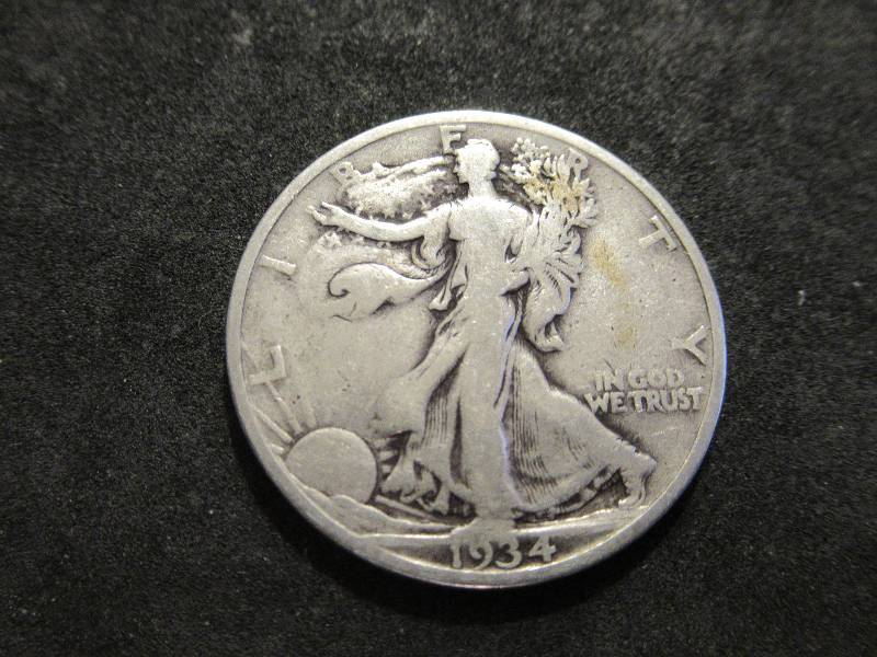1934 S Walker Half Dollar