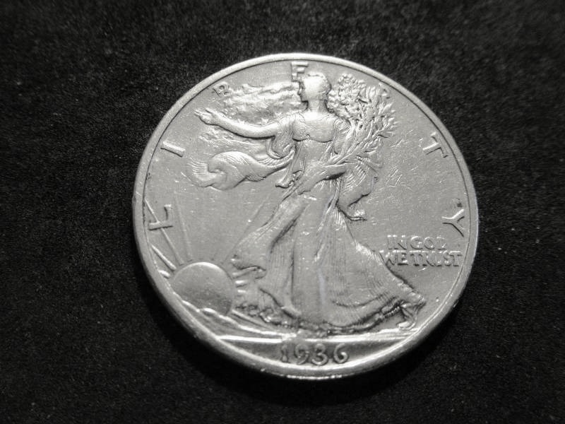 1936 S Walker Half Dollar