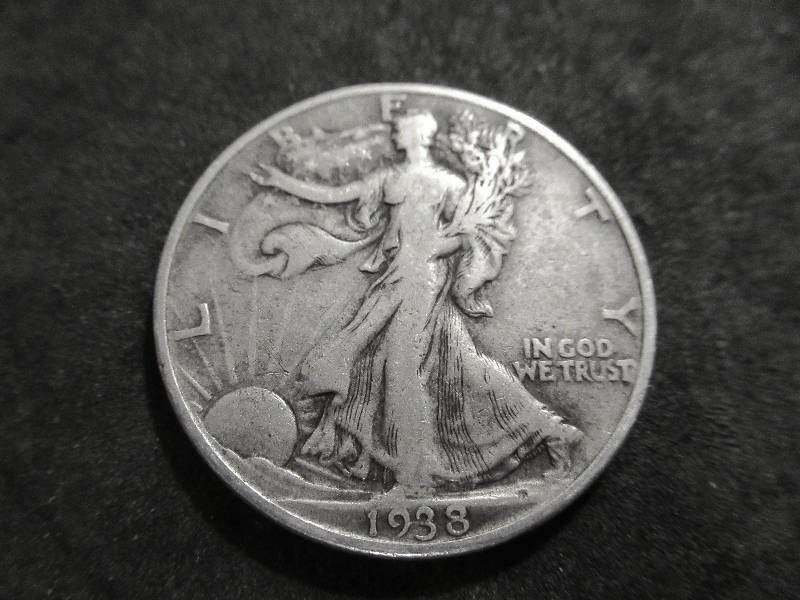 1938 D Walker Half Dollar