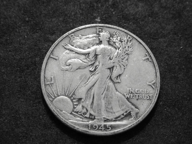 1945 S  Walker Half Dollar