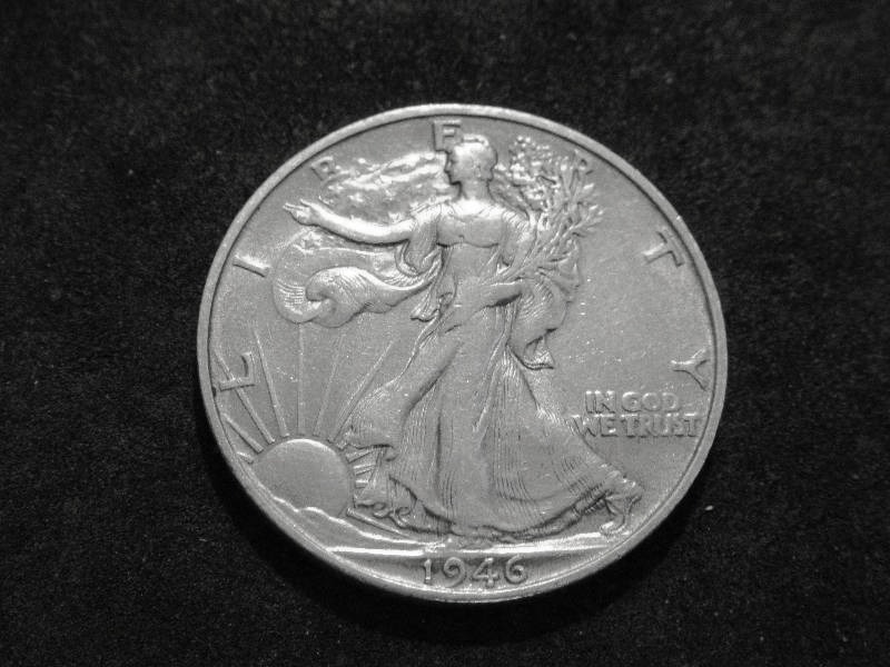 1946 S Walker Half Dollar
