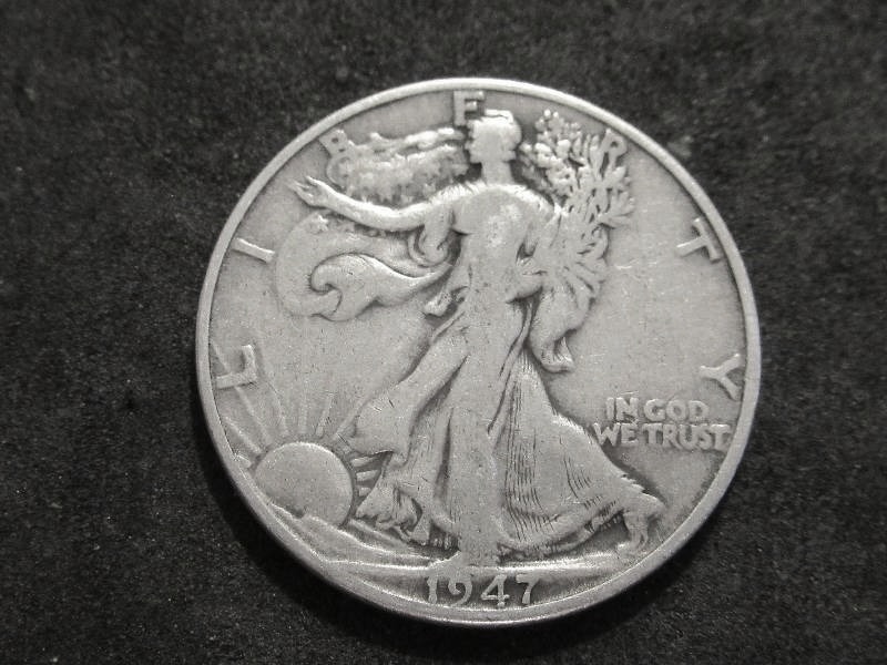 1947 D  Walker Half Dollar