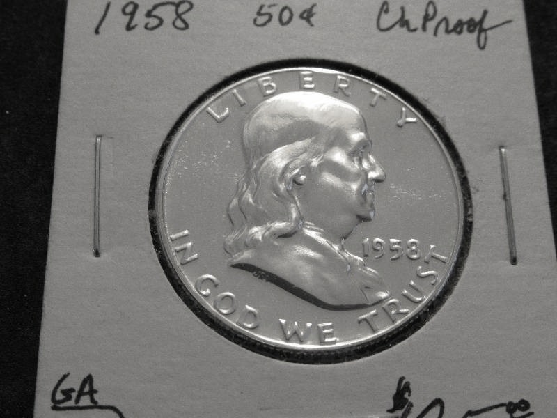 1958  Franklin Half Dollar Proof