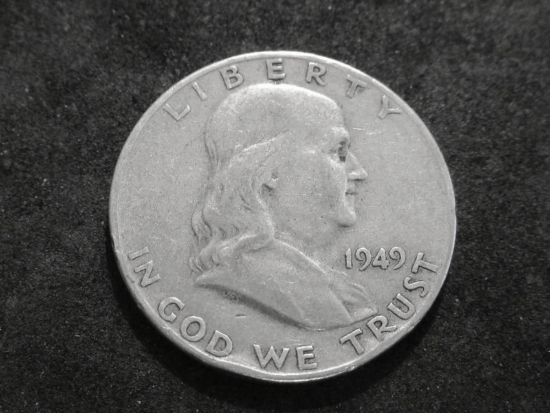 1949 S  Franklin Half Dollar