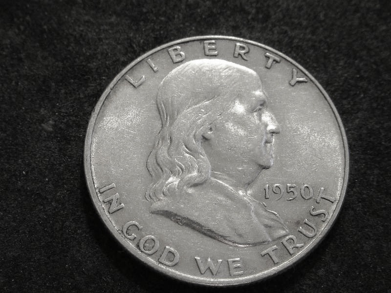 1950 D Franklin Half Dollar