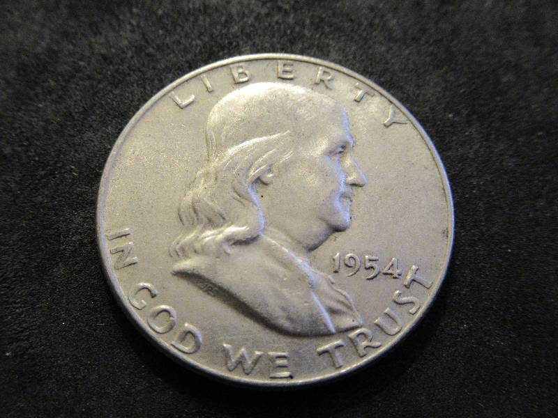 1954 D  Franklin Half Dollar