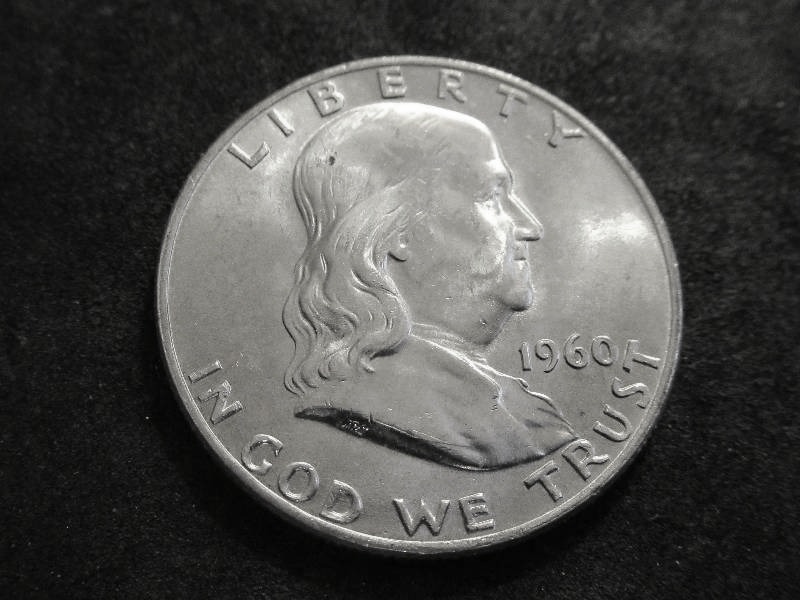 1960 D  Franklin Half Dollar
